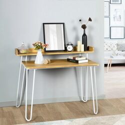 Masa de birou Meubles Cosy Acer (Oak/White) Thumb