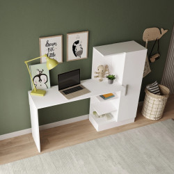 Masa de birou Mirage Design Laura CT2-W (White) Thumb