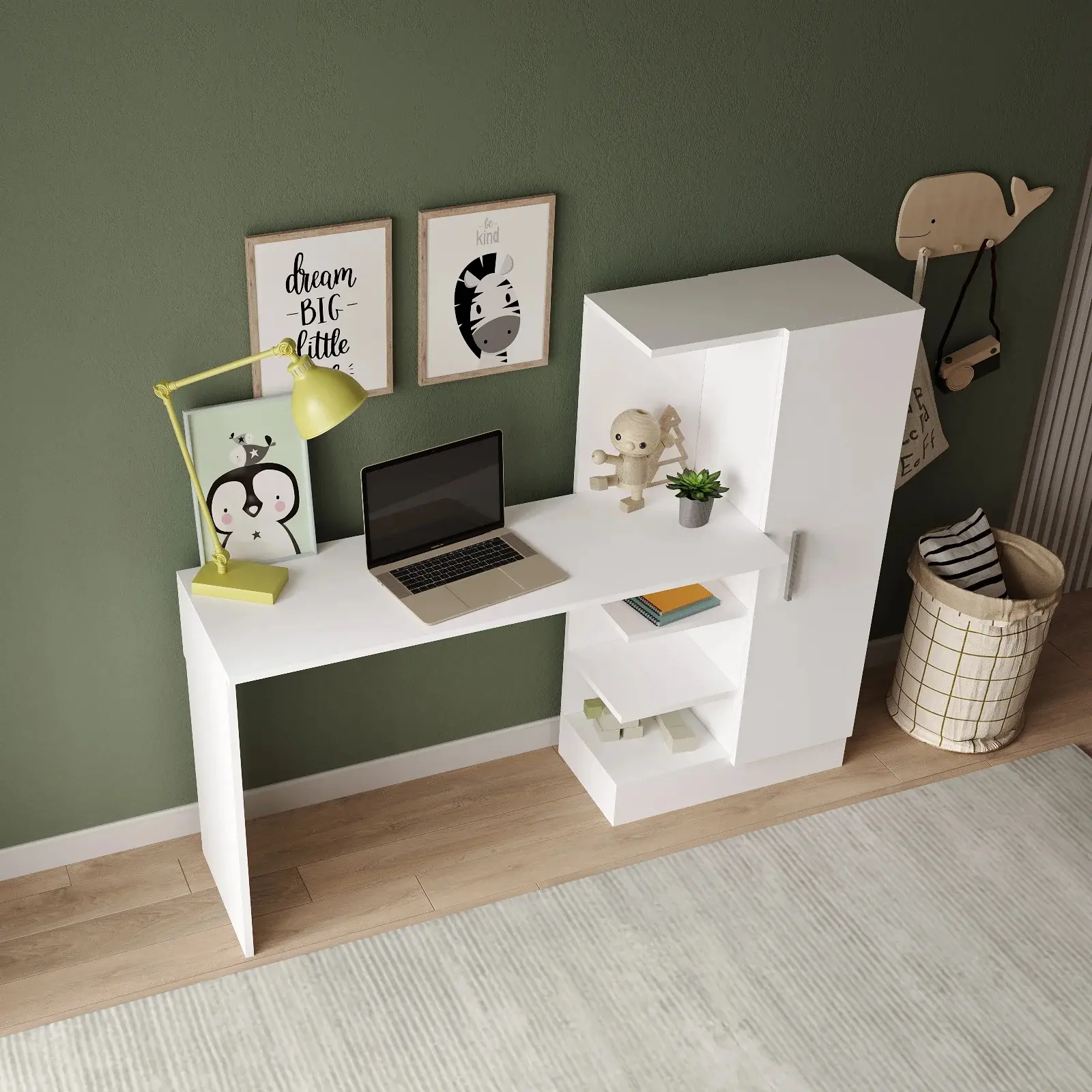 Masa de birou Mirage Design Laura CT2-W (White)