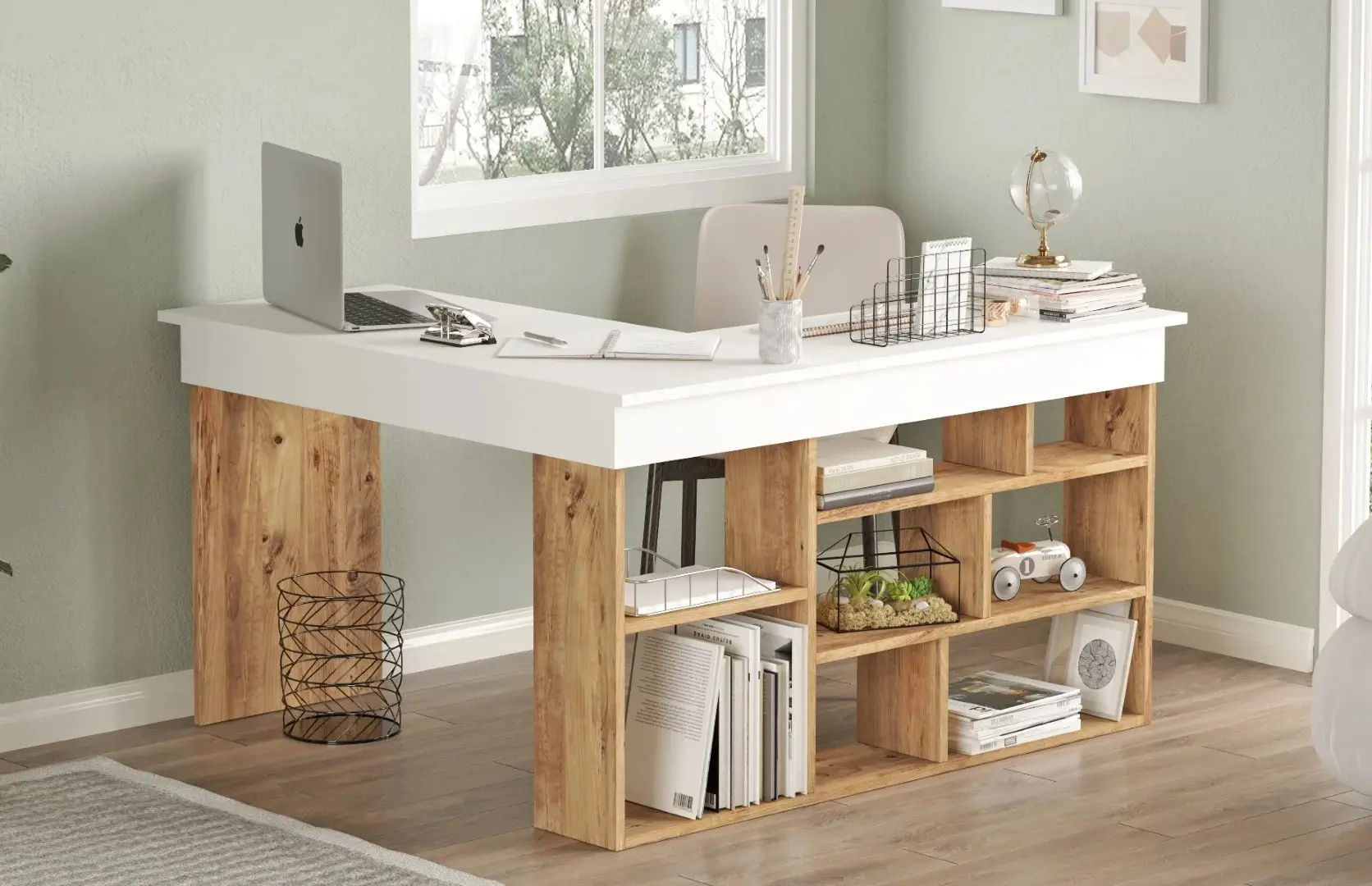 Письменный стол Mirage Design Tywin CT5-AW (Pine/White)