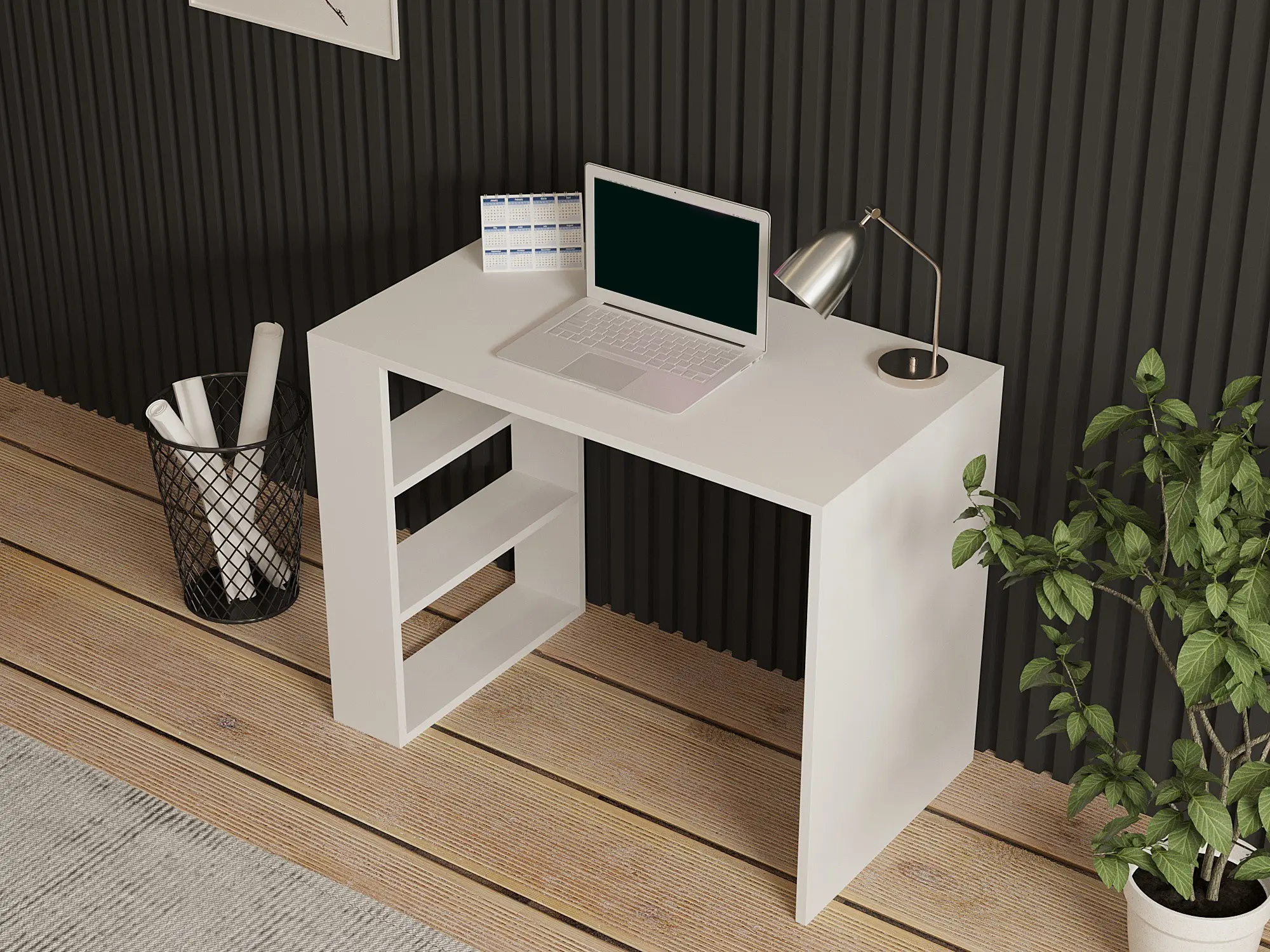 Masa de birou Mirage Meble Cool (White)