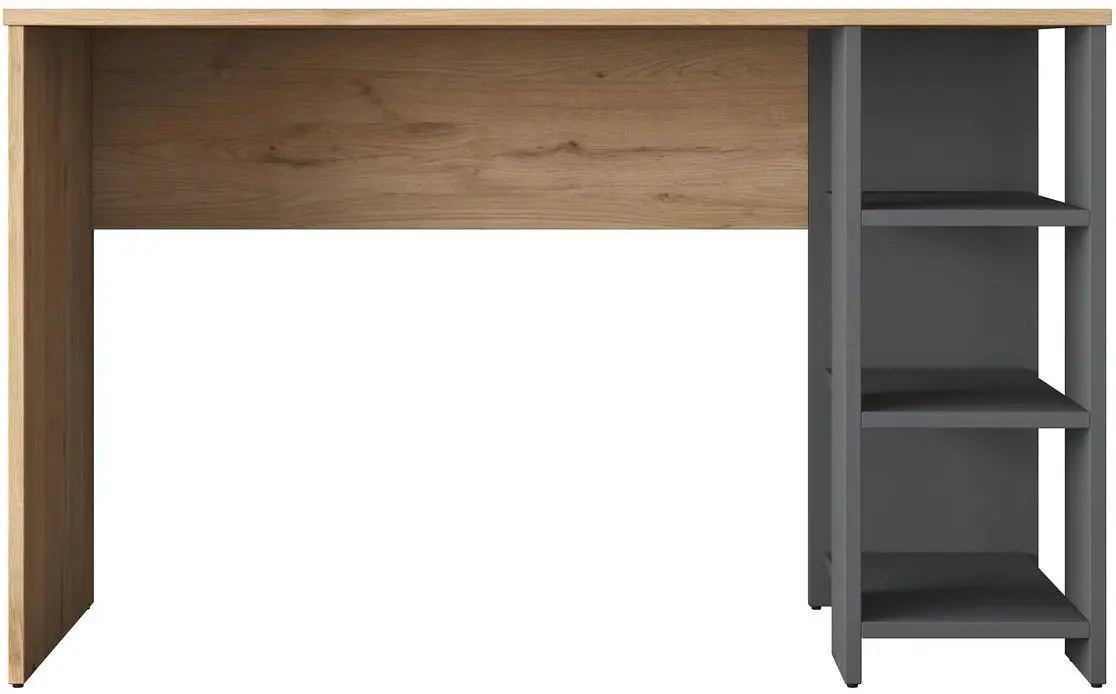 Masa de birou Mirage Meble HA108 (Walnut/Anthracite)