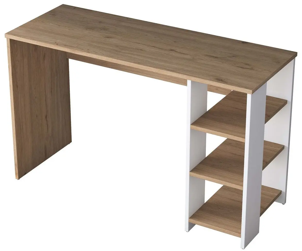 Masa de birou Mirage Meble HA108 (Walnut/White)