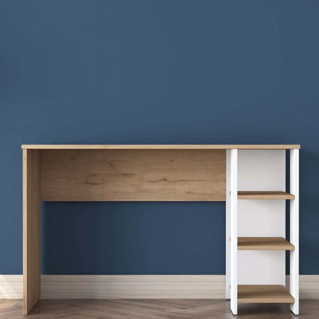 Masa de birou Mirage Meble HA108 (Walnut/White)