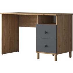 Masa de birou Mirage Meble HA109 (Walnut/Anthracite) Thumb