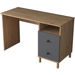 Masa de birou Mirage Meble HA109 (Walnut/Anthracite) Thumb