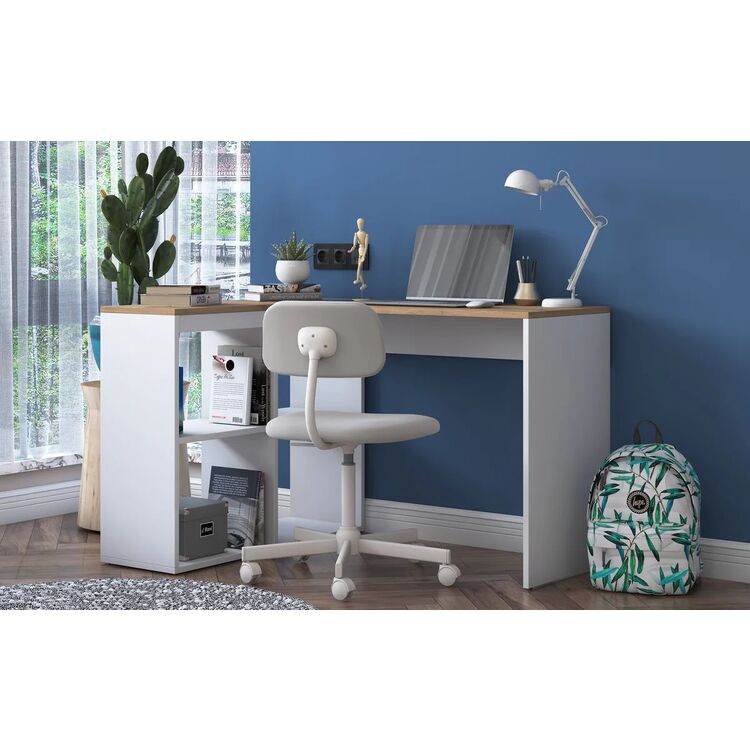 Письменный стол Mirage Meble HA113 (White/Walnut)