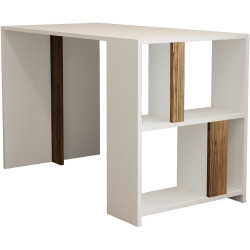 Письменный стол Mirage Meble Lima 120x60 (White/Walnut) Thumb