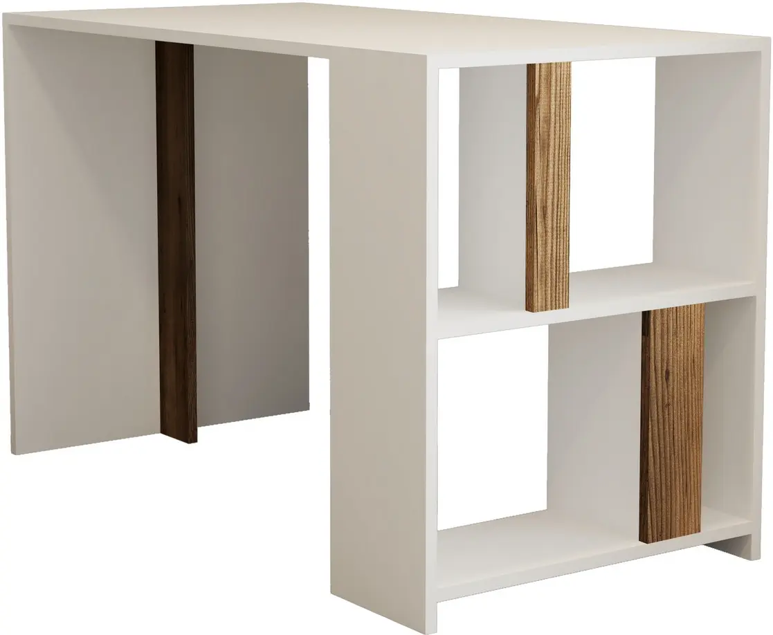 Письменный стол Mirage Meble Lima 120x60 (White/Walnut)