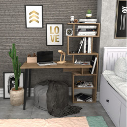 Masa de birou Mirage Meble Vina (Walnut)