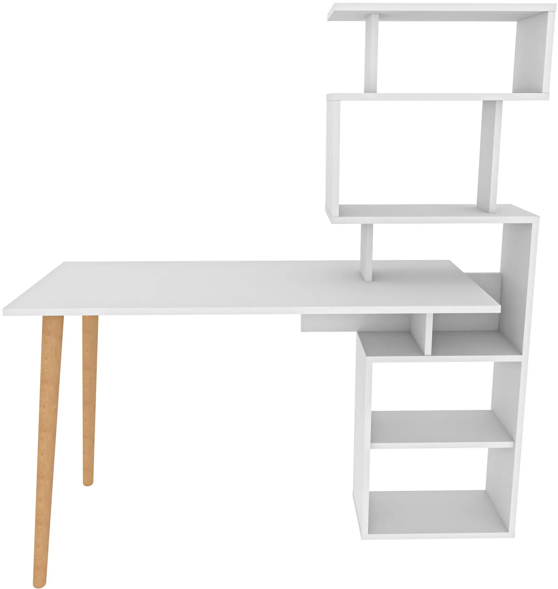 Masa de birou Mirage Meble Vina (White)