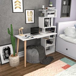 Masa de birou Mirage Meble Vina (White) Thumb