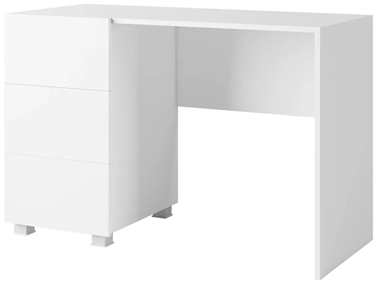 Masa de birou Mirjan24 Bralani/Calabrini C8 (White/White Gloss)