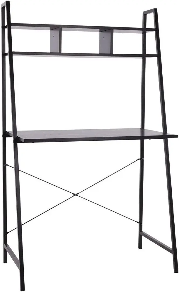 Masa de birou Mirjan24 Carlo/Runoya 84x48 (Black)