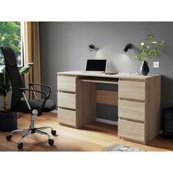 Masa pentru calculator Mirjan24 Grace/Kuba (Sonoma Oak) Thumb