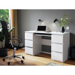 Masa pentru calculator Mirjan24 Grace/Kuba (White) Thumb