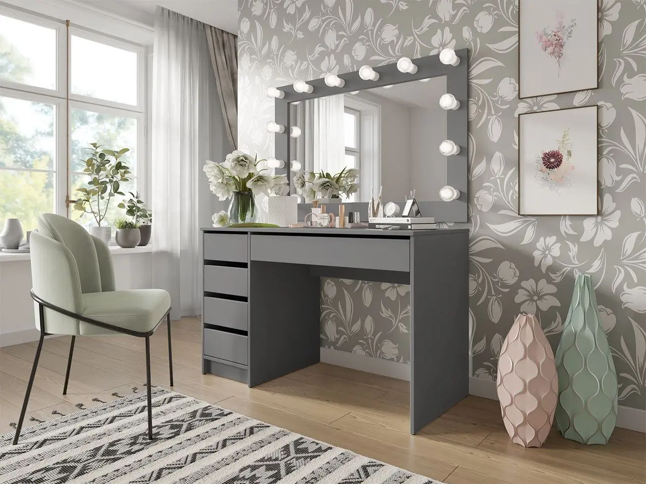 Письменный стол Mirjan24 Heron/Ada (Anthracite) - 5