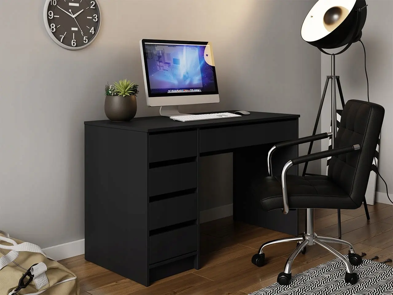 Письменный стол Mirjan24 Heron/Ada (Black) - 4