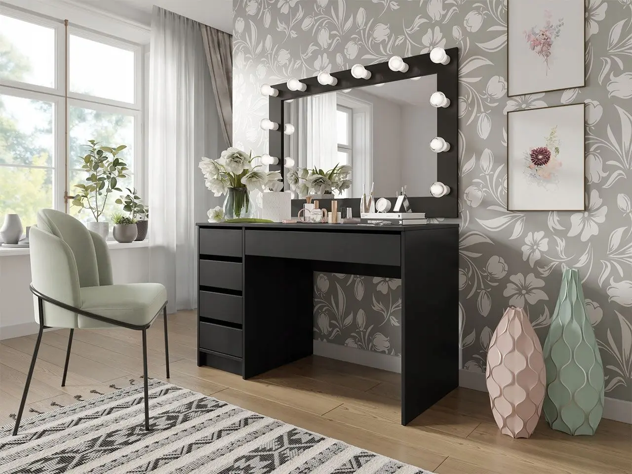 Письменный стол Mirjan24 Heron/Ada (Black) - 3