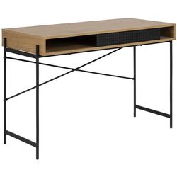 Письменный стол Mirjan24 Moniusa/Angus (Natural Oak/Black Metal) Thumb
