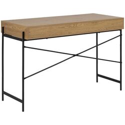Письменный стол Mirjan24 Moniusa/Angus (Natural Oak/Black Metal) Thumb