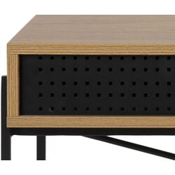 Письменный стол Mirjan24 Moniusa/Angus (Natural Oak/Black Metal) Thumb