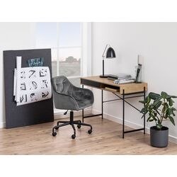 Письменный стол Mirjan24 Moniusa/Angus (Natural Oak/Black Metal) Thumb