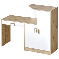 Masa de birou Mirjan24 Niczi/Nico 11 (Oak Light/White)