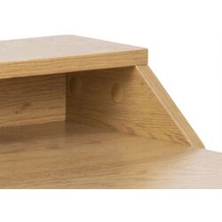 Masa de birou Mirjan24 Samuelo/Joe (Natural Oak/Black Metal) Thumb