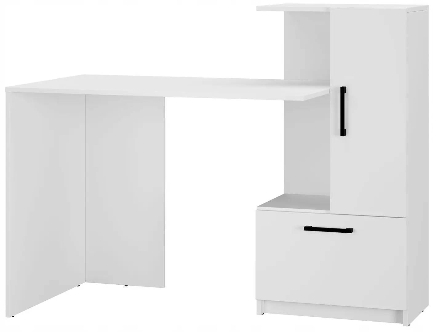 Masa de birou Mirjan24 Wibati/Flavit (White) - 6