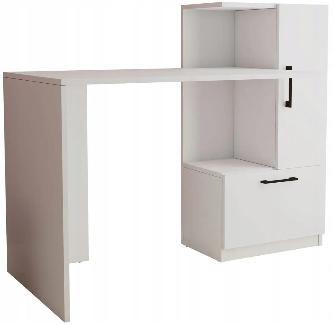 Masa de birou Mirjan24 Wibati/Flavit (White)