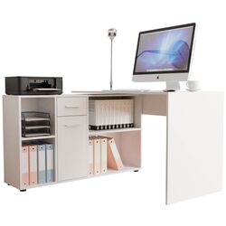 Masa de birou Mirjan24 Deborah/Armando (White) Thumb