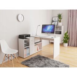 Masa de birou Mirjan24 Deborah/Armando (White) Thumb