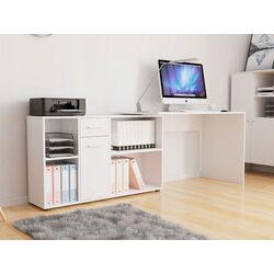 Masa de birou Mirjan24 Deborah/Armando (White) Thumb