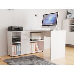 Masa de birou Mirjan24 Deborah/Armando (White) Thumb