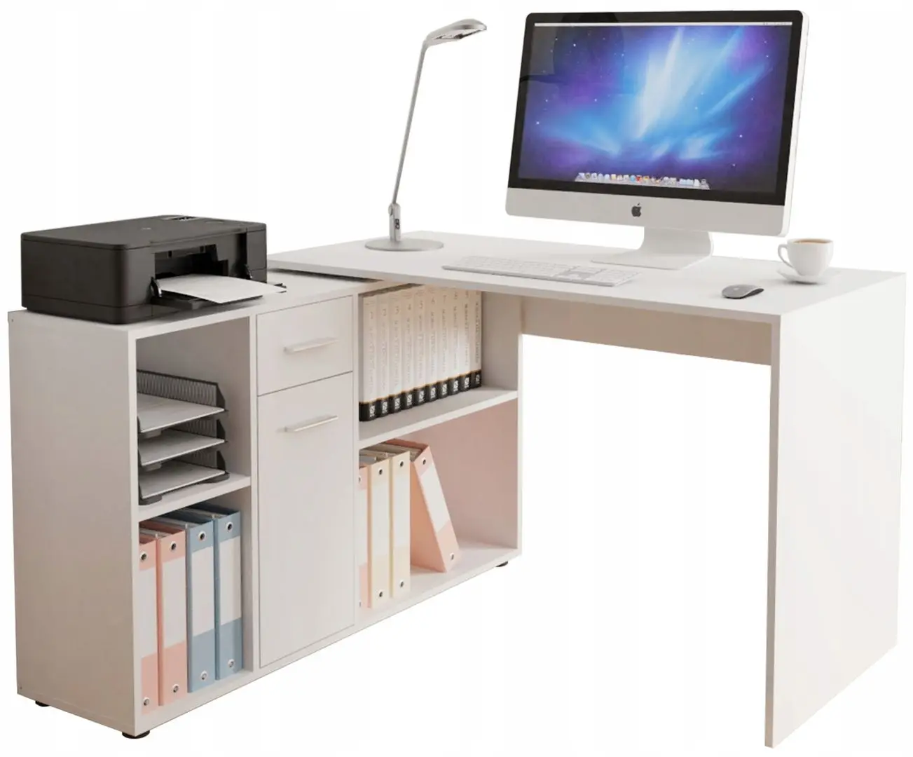 Masa de birou Mirjan24 Deborah/Armando (White)