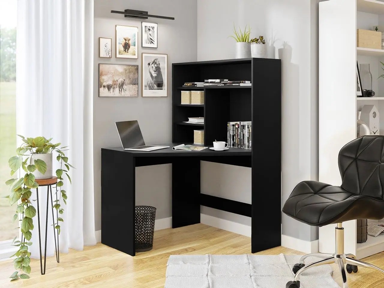 Стол письменный Mirjan24 Hatteria/Zayden (Black)