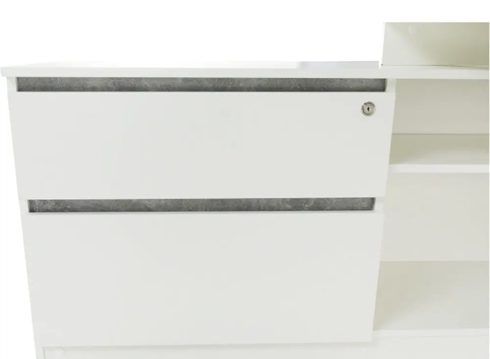 Письменный стол Mobhaus Bentos (White/Concrete) - 5