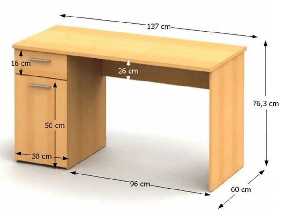 Письменный стол Mobhaus Egon (Beech) - 2