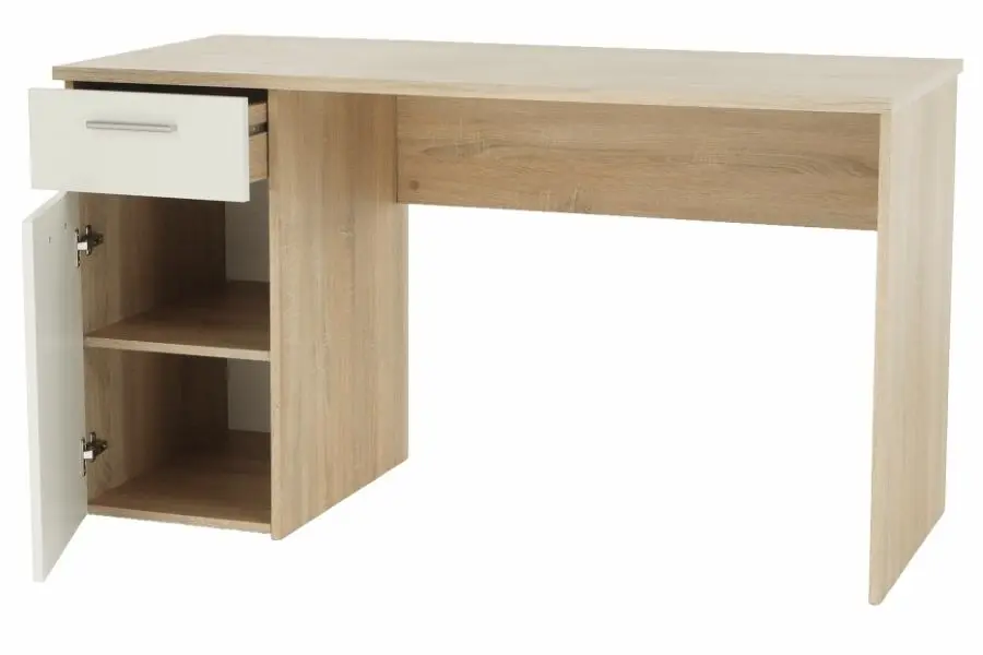 Masa de birou Mobhaus Egon (Sonoma Oak/White)