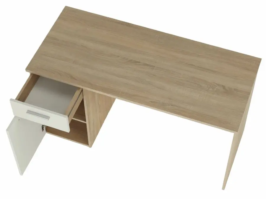 Masa de birou Mobhaus Egon (Sonoma Oak/White)