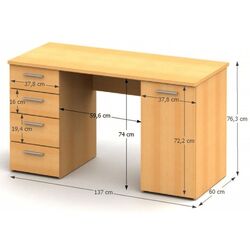 Письменный стол Mobhaus Eustach (Beech) Thumb
