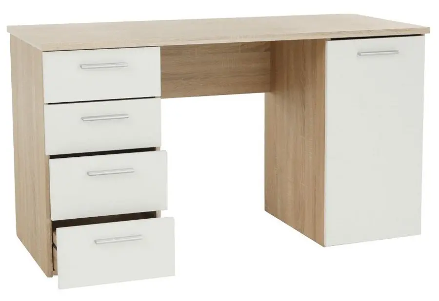 Masa de birou Mobhaus Eustach (Sonoma Oak/White)