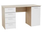 Masa de birou Mobhaus Eustach (Sonoma Oak/White)