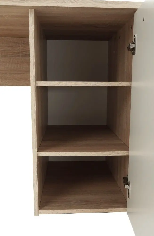 Masa de birou Mobhaus Eustach (Sonoma Oak/White)