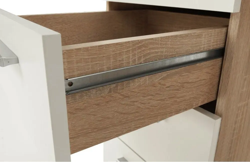 Masa de birou Mobhaus Eustach (Sonoma Oak/White)