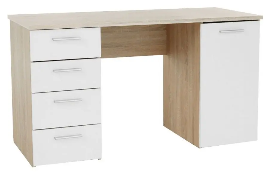 Masa de birou Mobhaus Eustach (Sonoma Oak/White)