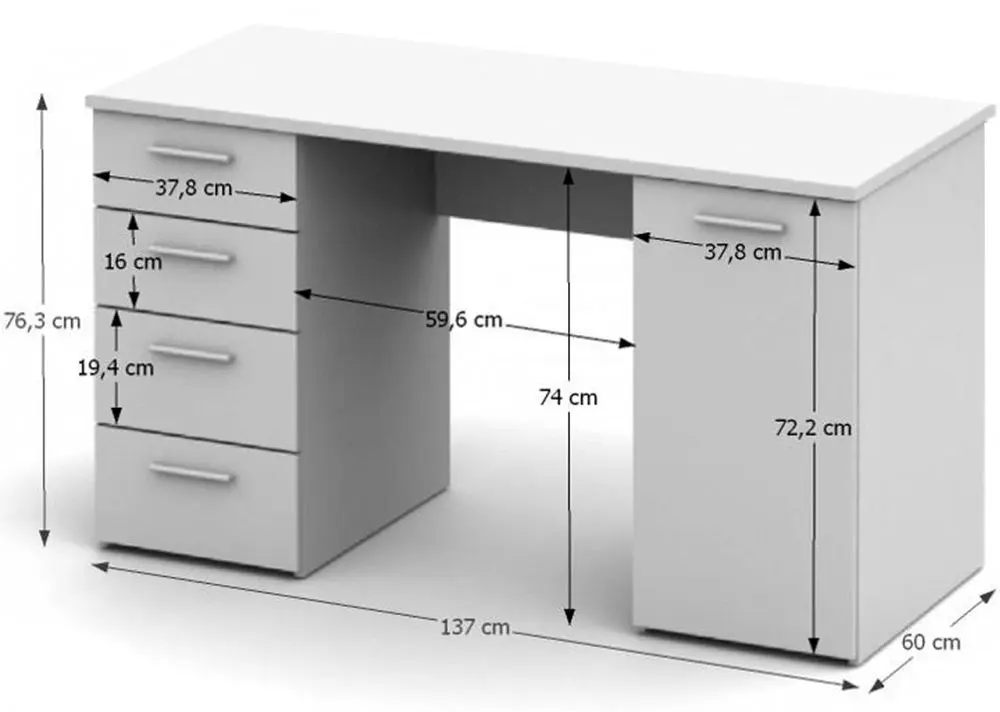Письменный стол Mobhaus Eustach (White)