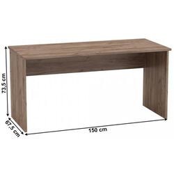 Masa de birou Mobhaus Johan 2 New 01 (Kraft Dunkel) Thumb
