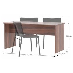 Masa de birou Mobhaus Johan 2 New 08 JH112 (Plum) Thumb